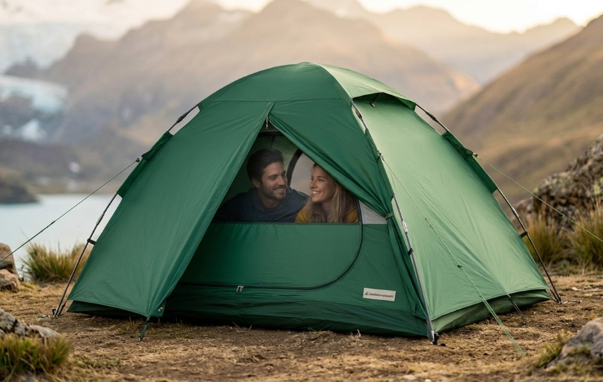 Carpa Térmica Impermeable para 2 Personas - Armado Automático Express